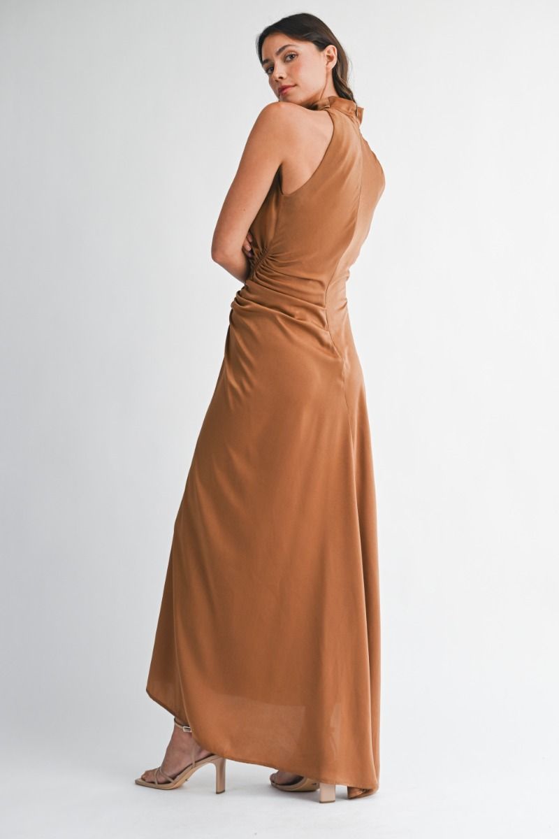SATIN WHISPER MAXI DRESS