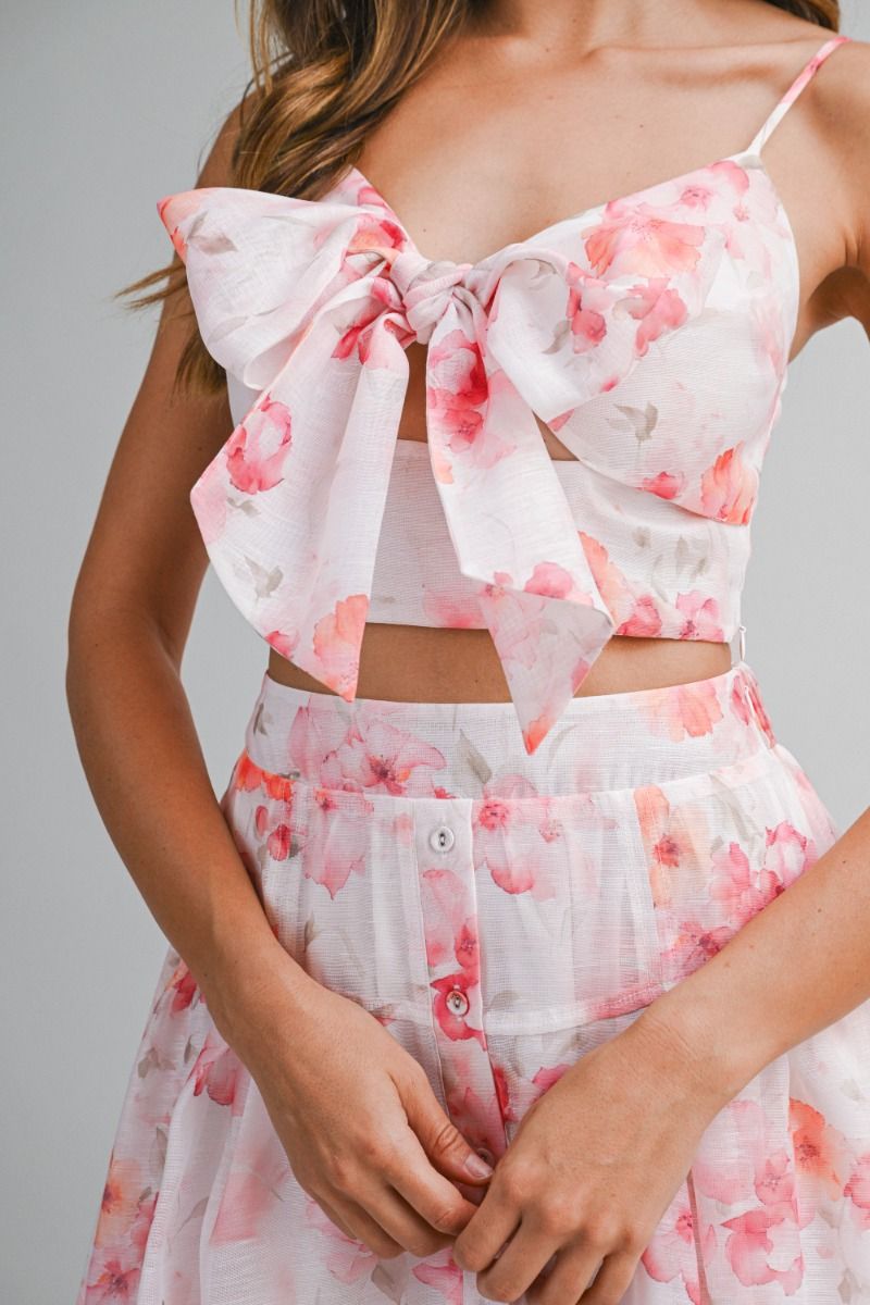 FLORAL BOW MIDI SET