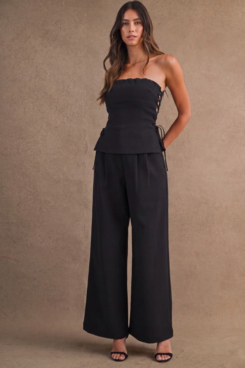 SIDE LACE PANT SET