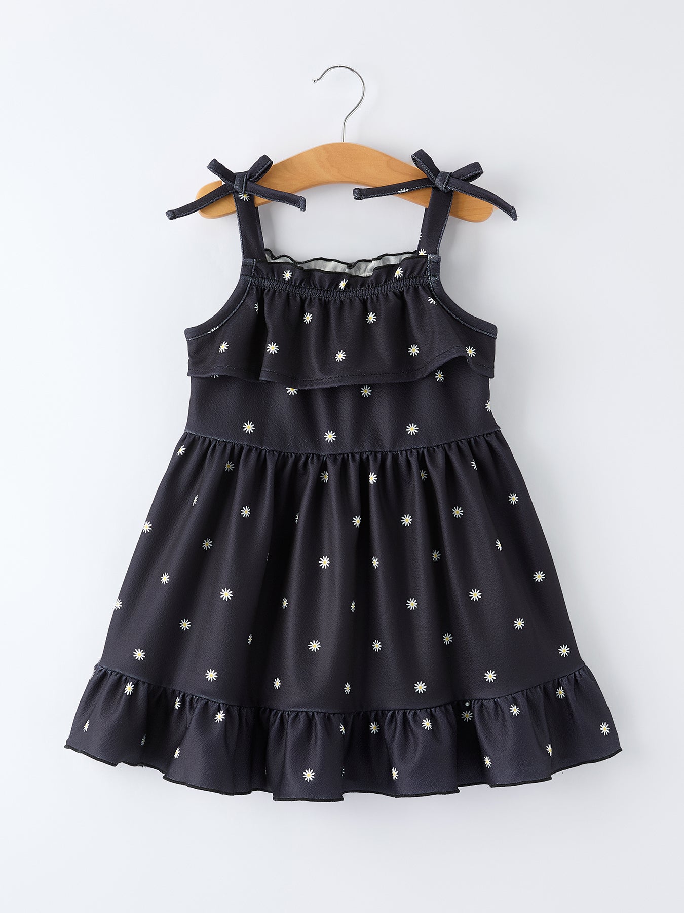 Vestido de verano con lazo para niñas Daisy