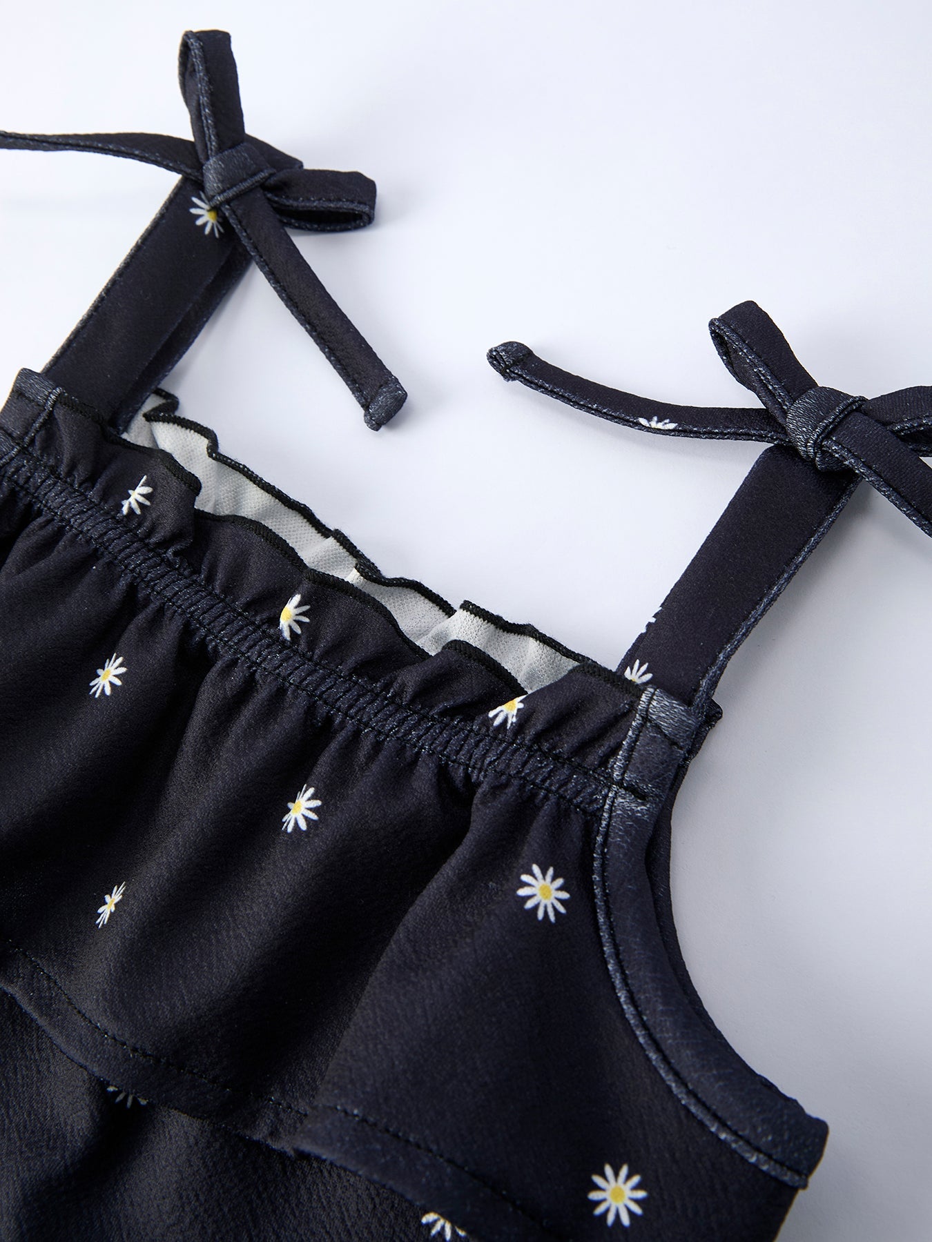 Vestido de verano con lazo para niñas Daisy