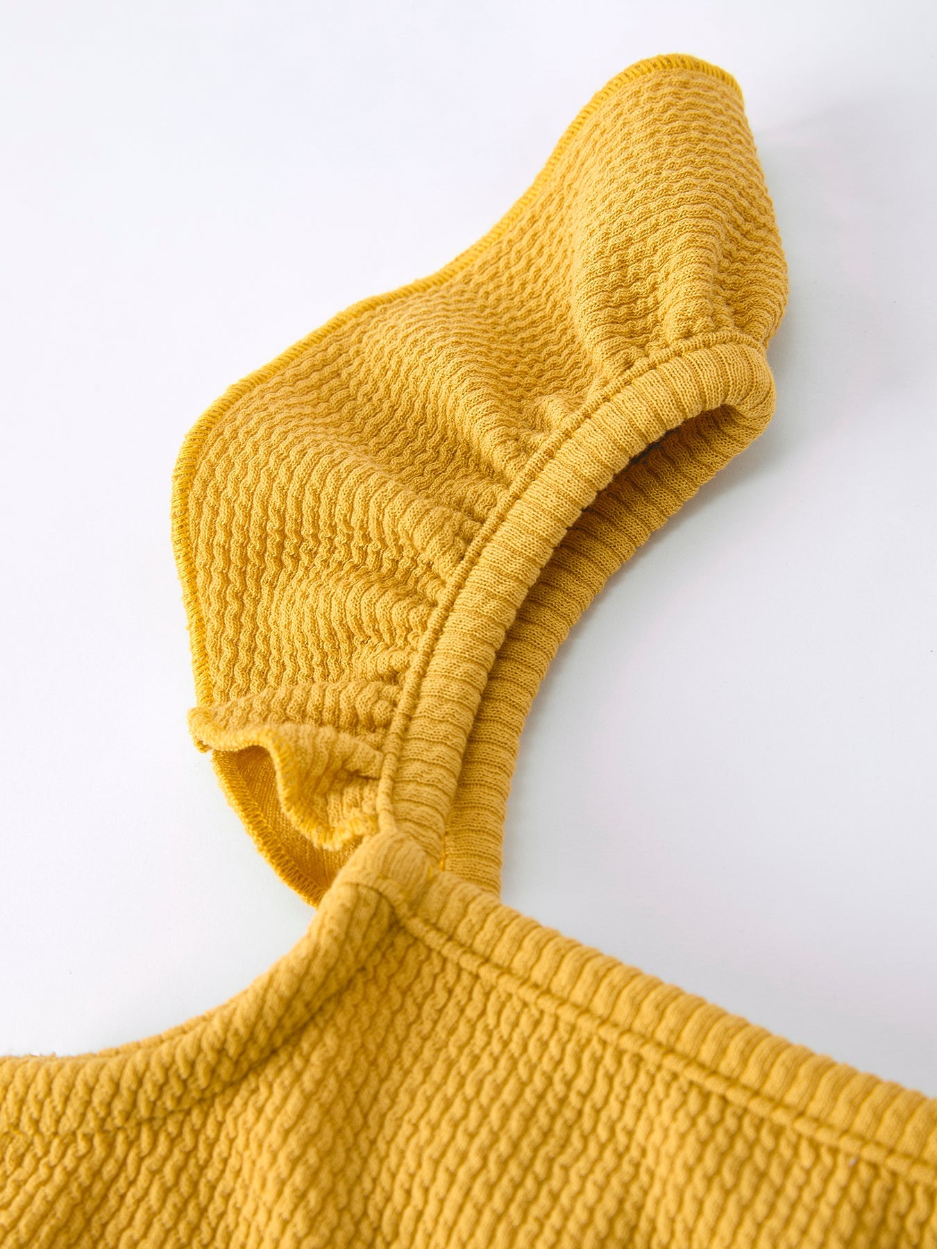 Conjunto de dos piezas de vestido para niñas color margaritas y amarillo mostaza