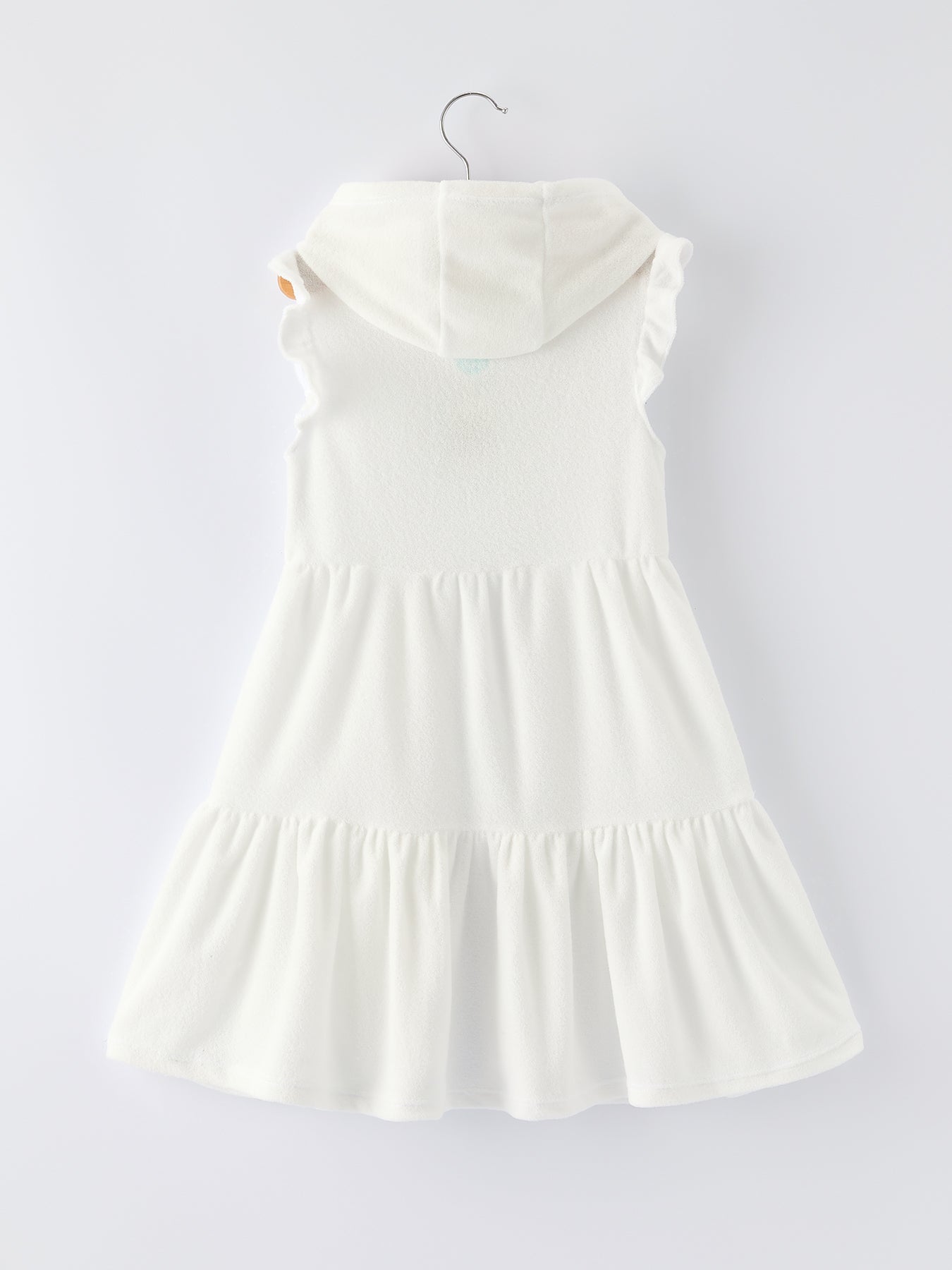 Conjunto de traje de baño de dos piezas y pareo floral negro de verano para niña