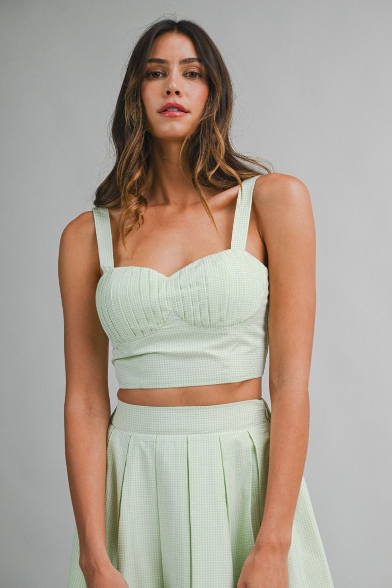 SAGE SERENA GINGHAM SET