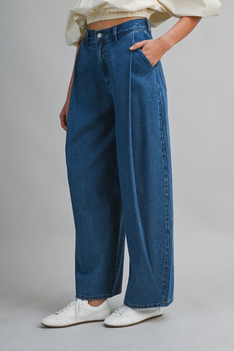 PANTALONES VAQUEROS ANCHOS SASTRE