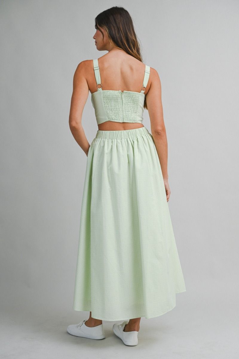SAGE SERENA GINGHAM SET