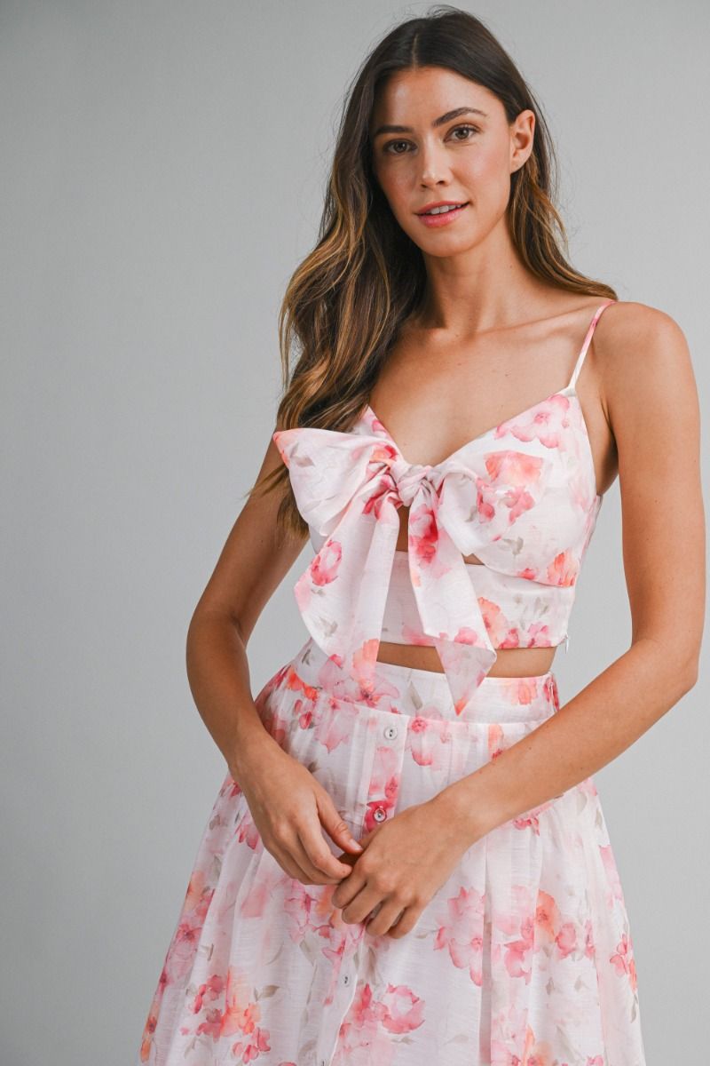 FLORAL BOW MIDI SET
