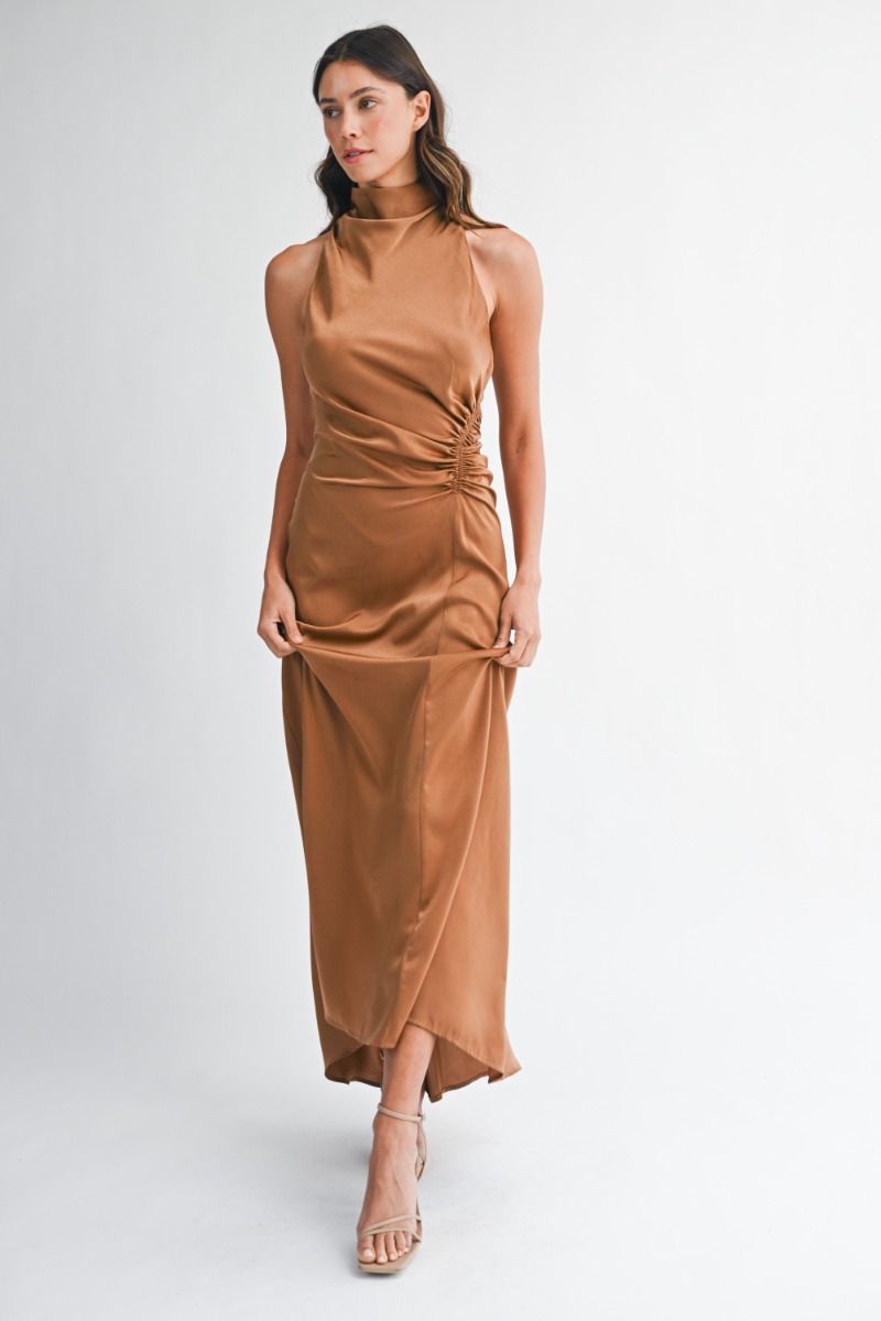 SATIN WHISPER MAXI DRESS