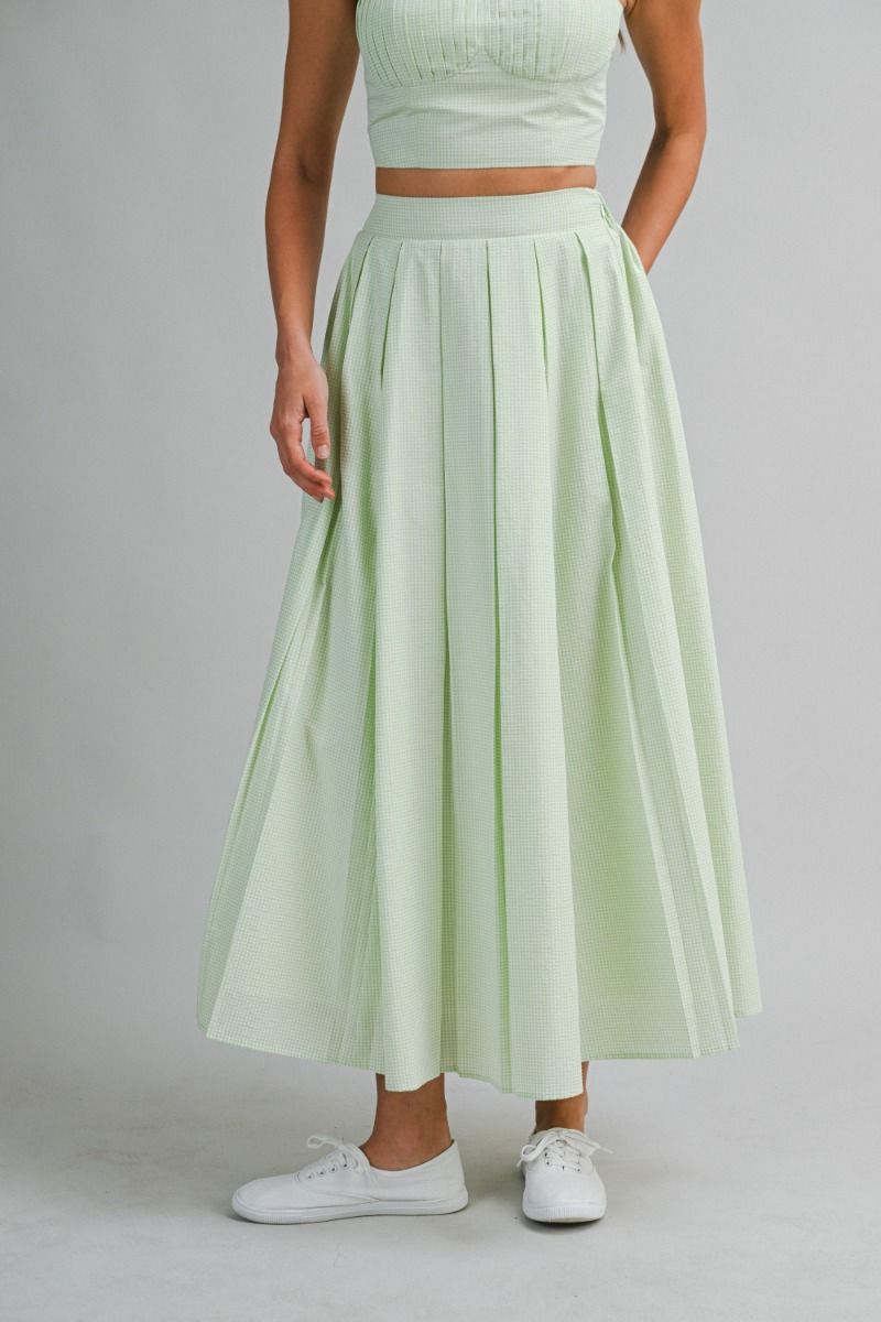 SAGE SERENA GINGHAM SET