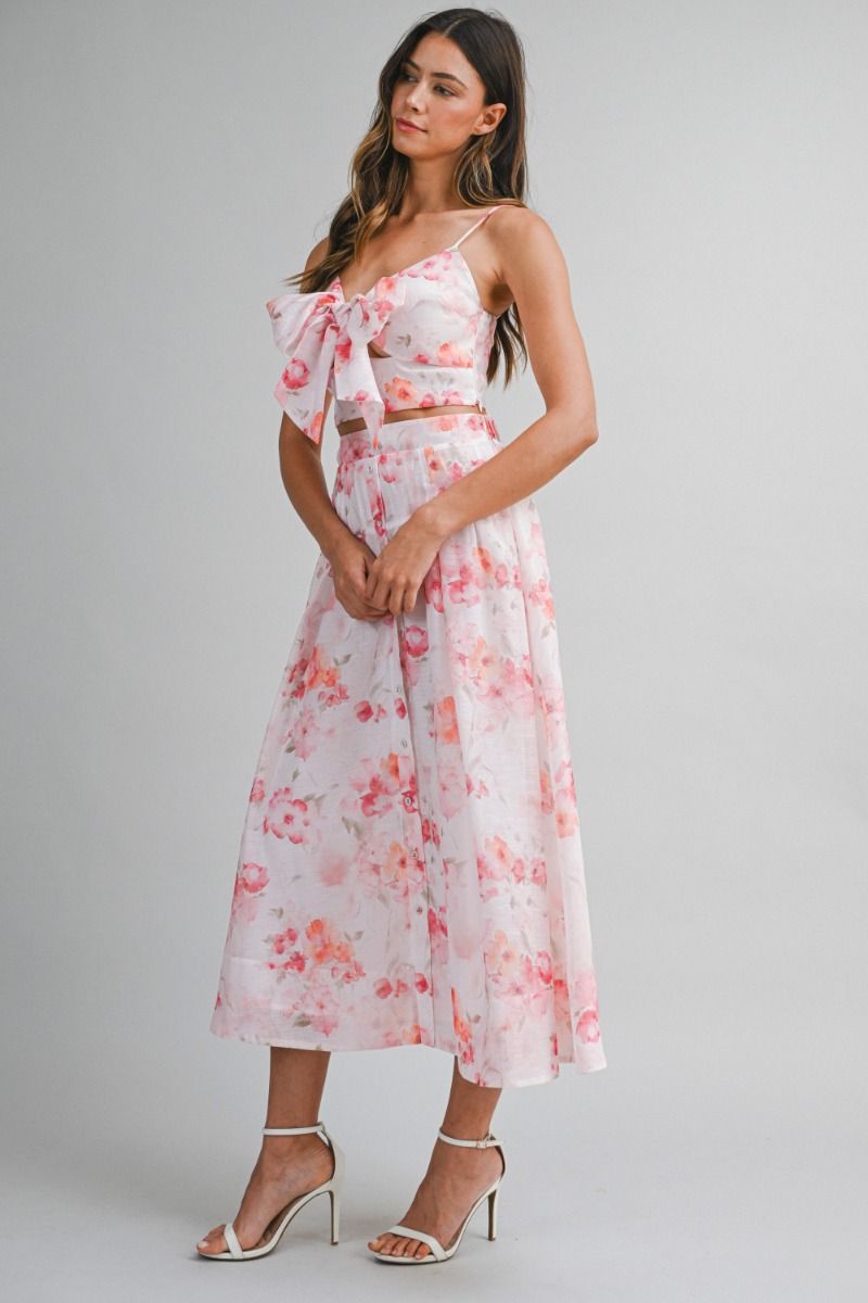 FLORAL BOW MIDI SET