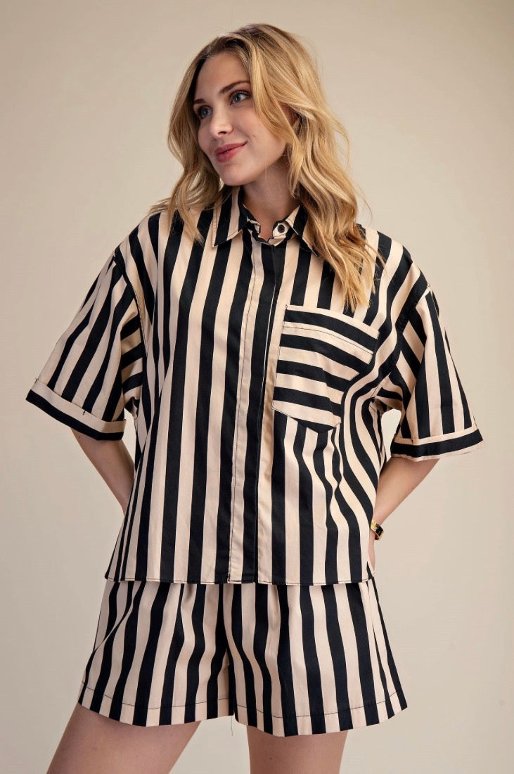 RIVIERA STRIPE TOP