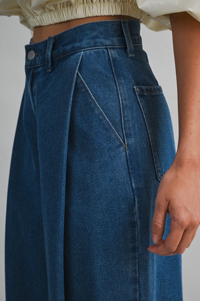 PANTALONES VAQUEROS ANCHOS SASTRE