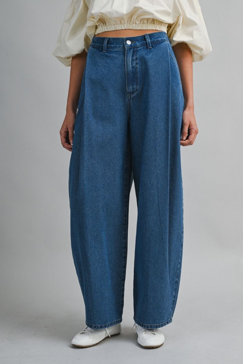 PANTALONES VAQUEROS ANCHOS SASTRE