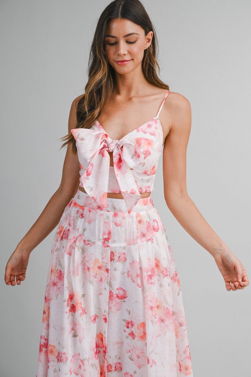 FLORAL BOW MIDI SET