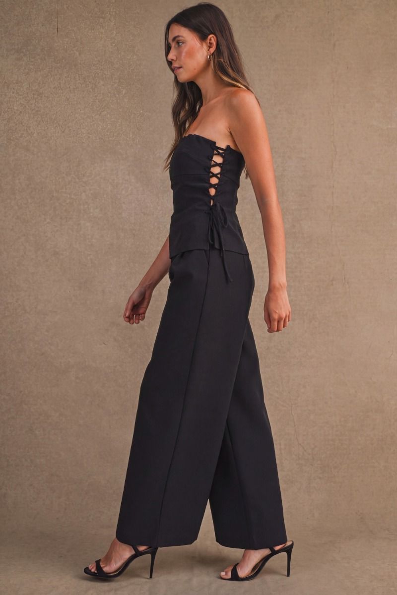 SIDE LACE PANT SET