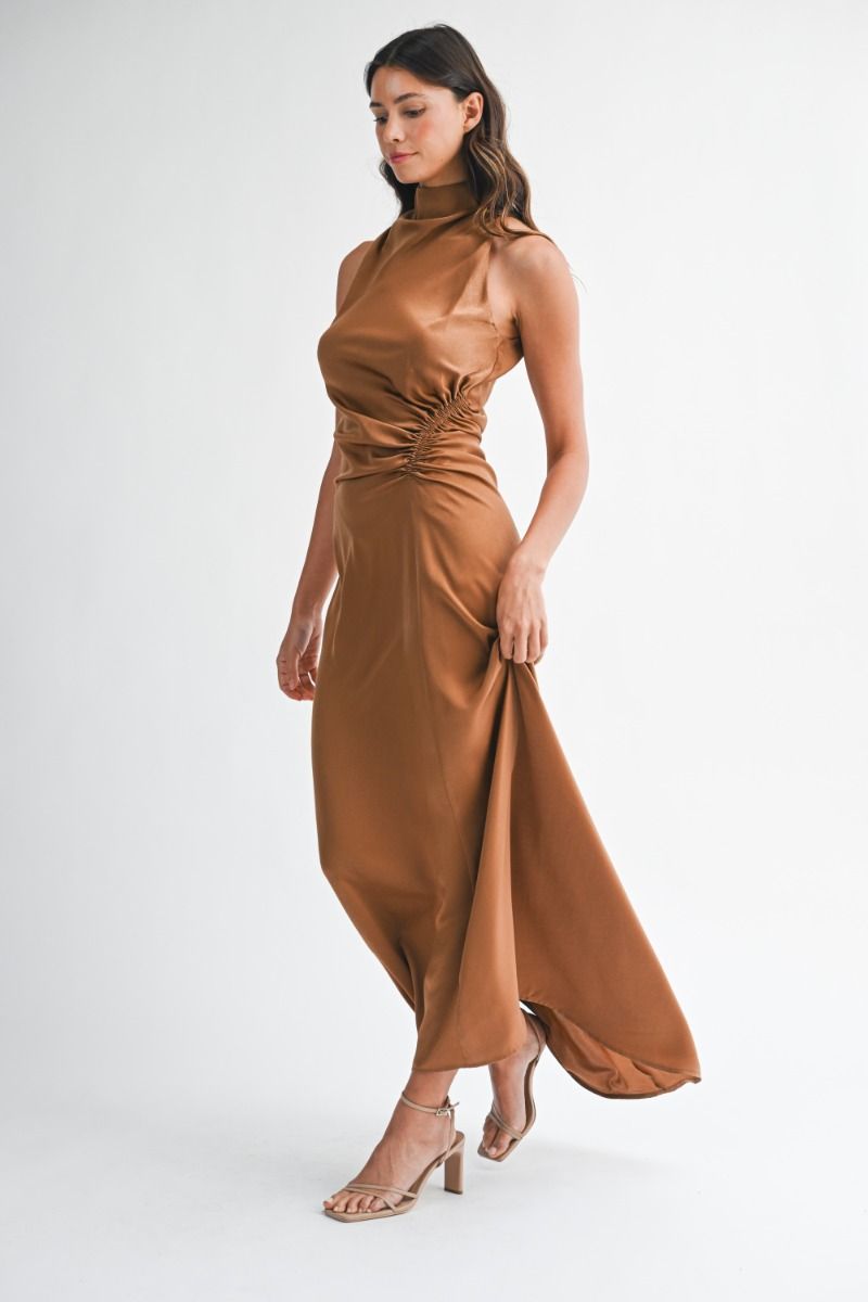 SATIN WHISPER MAXI DRESS