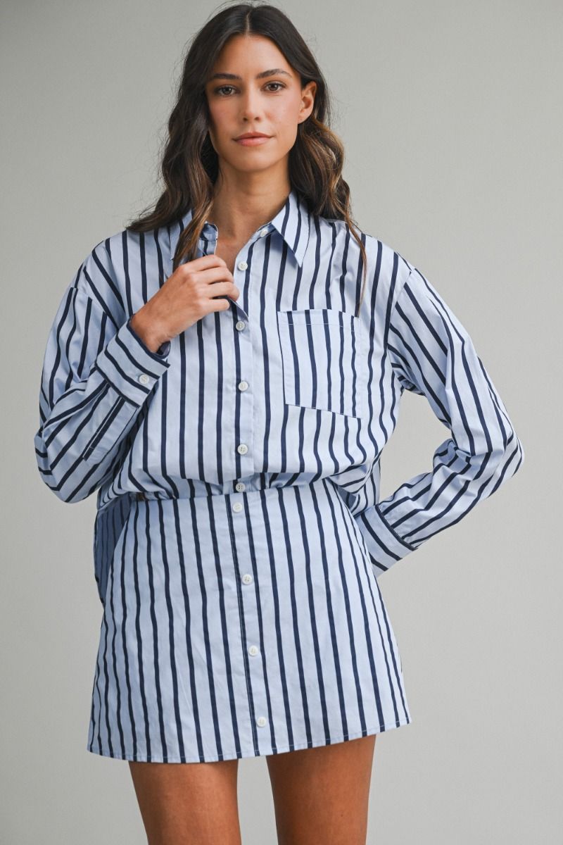 PARK AVENUE STRIPED SKORT SET