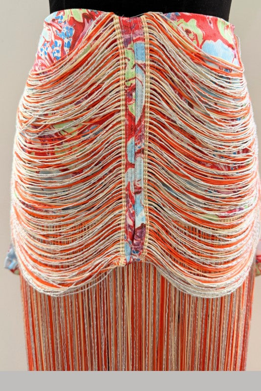 FESTIVAL FRINGE STATEMENT SKIRT — PRE-ORDER