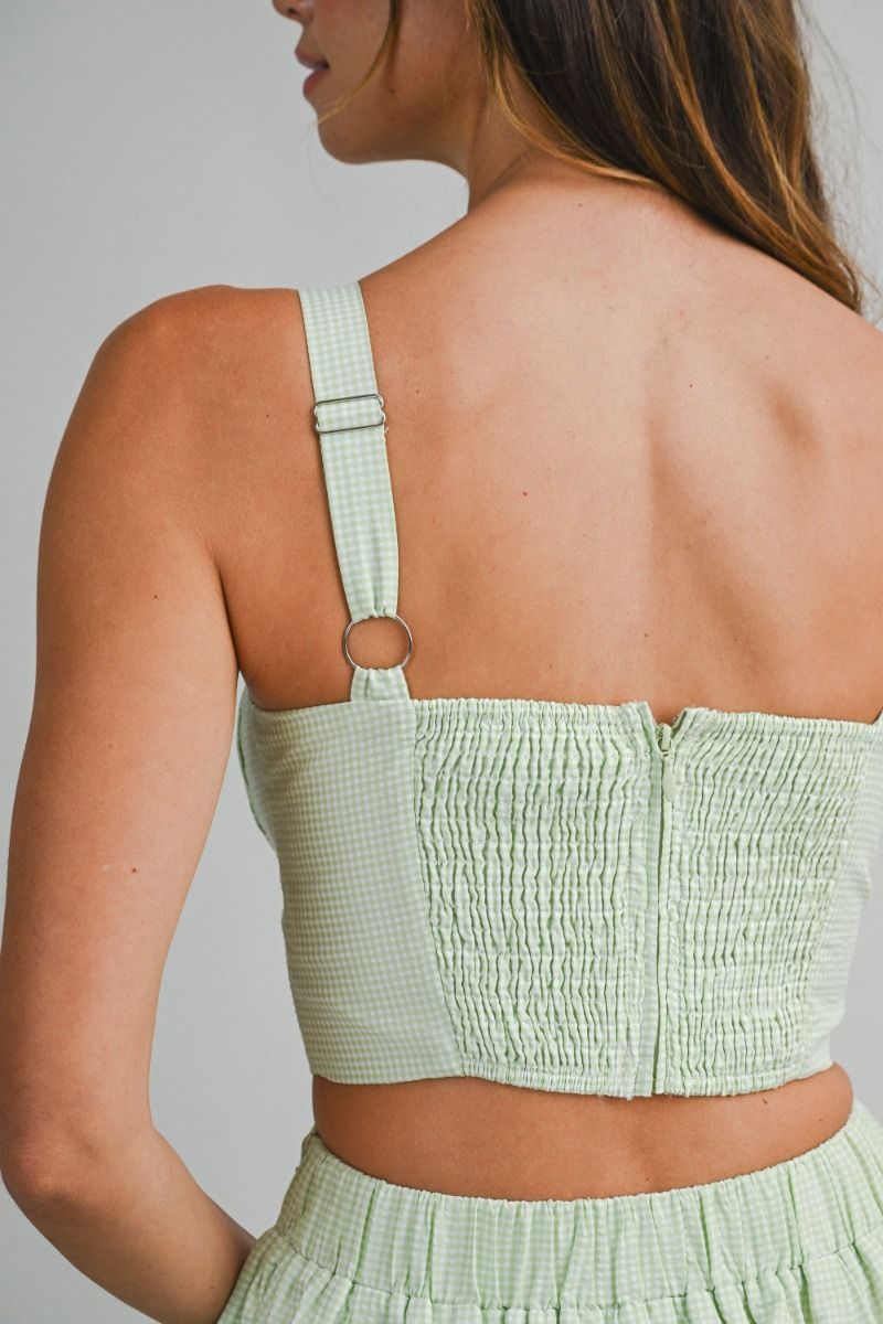SAGE SERENA GINGHAM SET