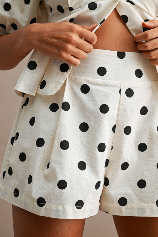 POLKA DOT LINEN SET