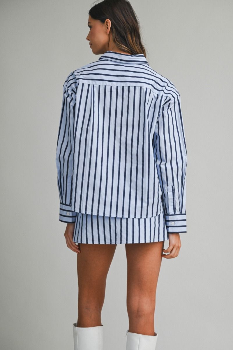 PARK AVENUE STRIPED SKORT SET