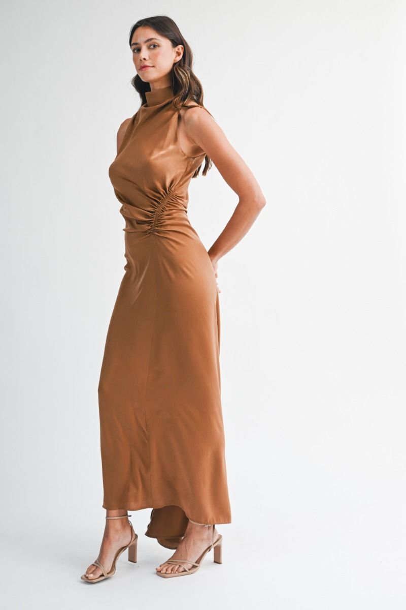SATIN WHISPER MAXI DRESS