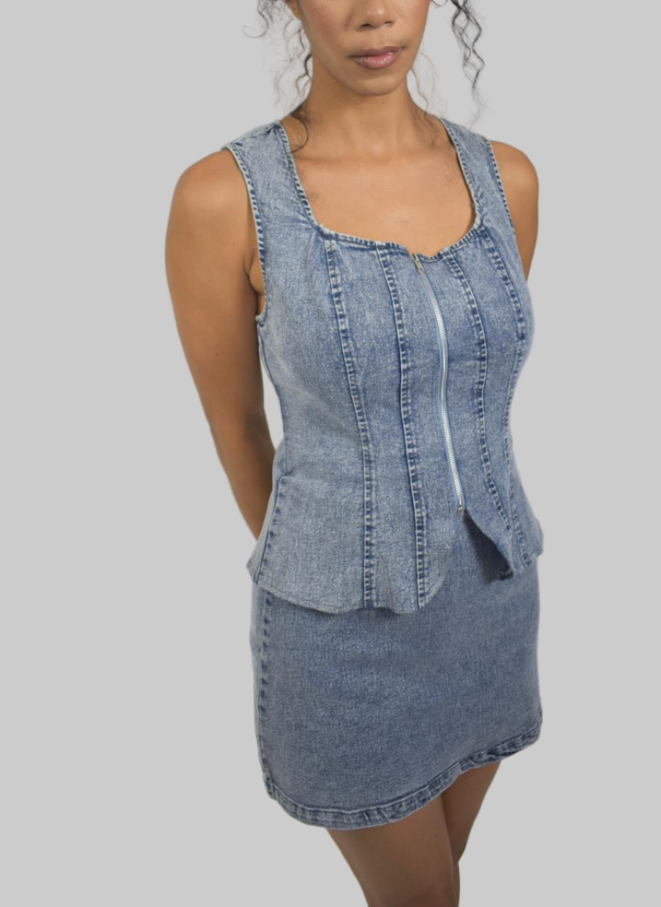 VESTIDO DE MEZCLILLA