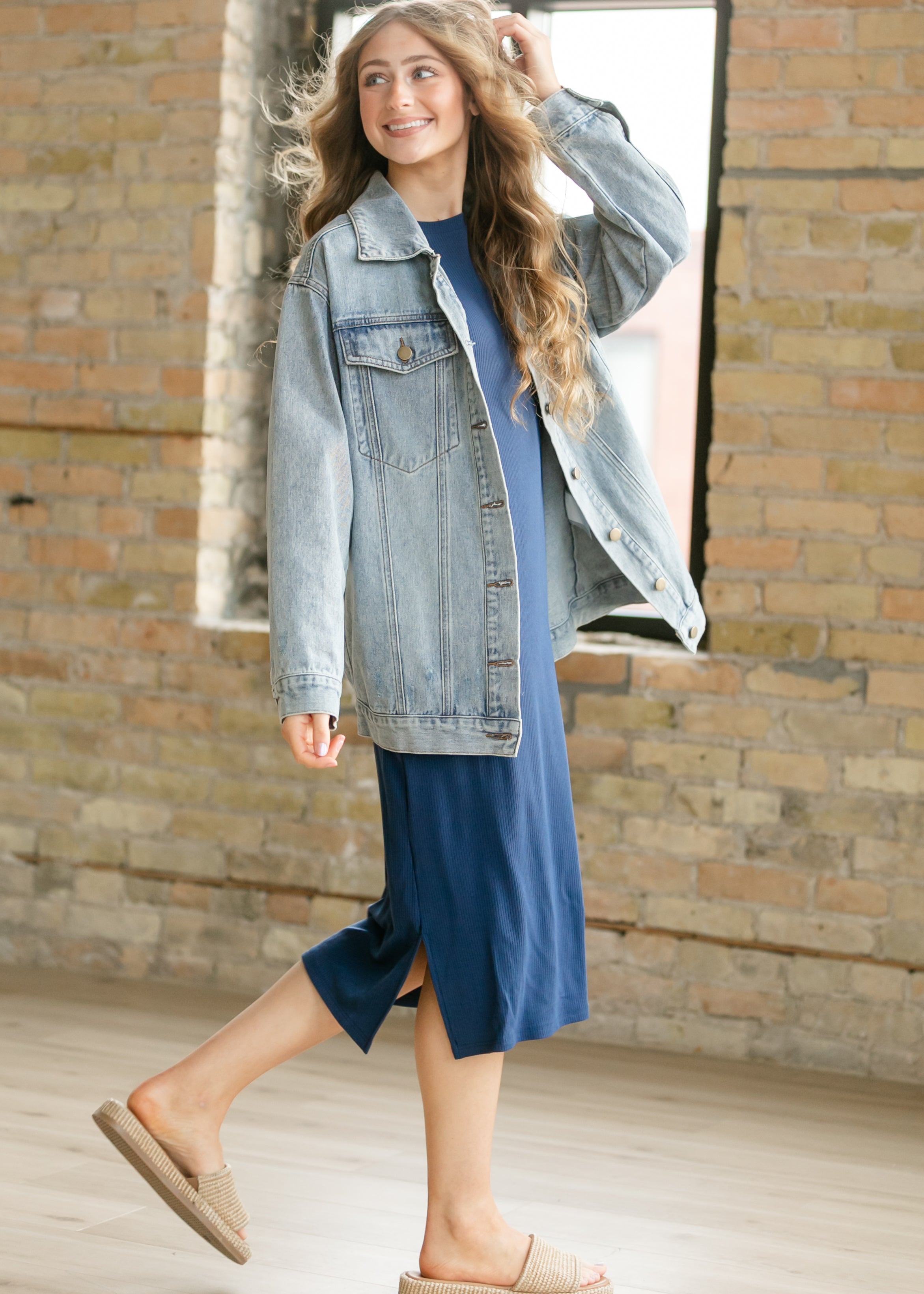 Chaqueta vaquera oversize Brinx