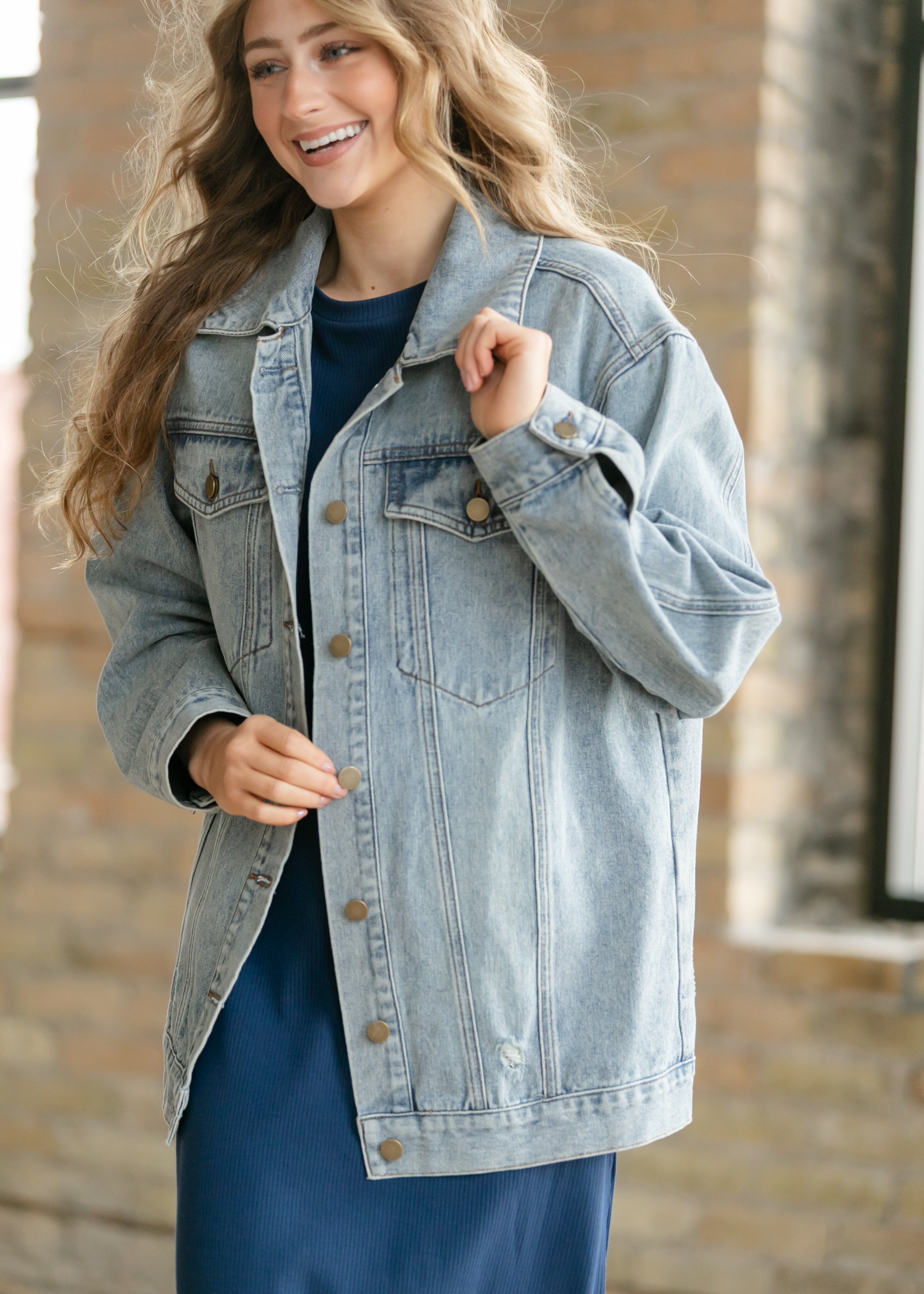 Chaqueta vaquera oversize Brinx