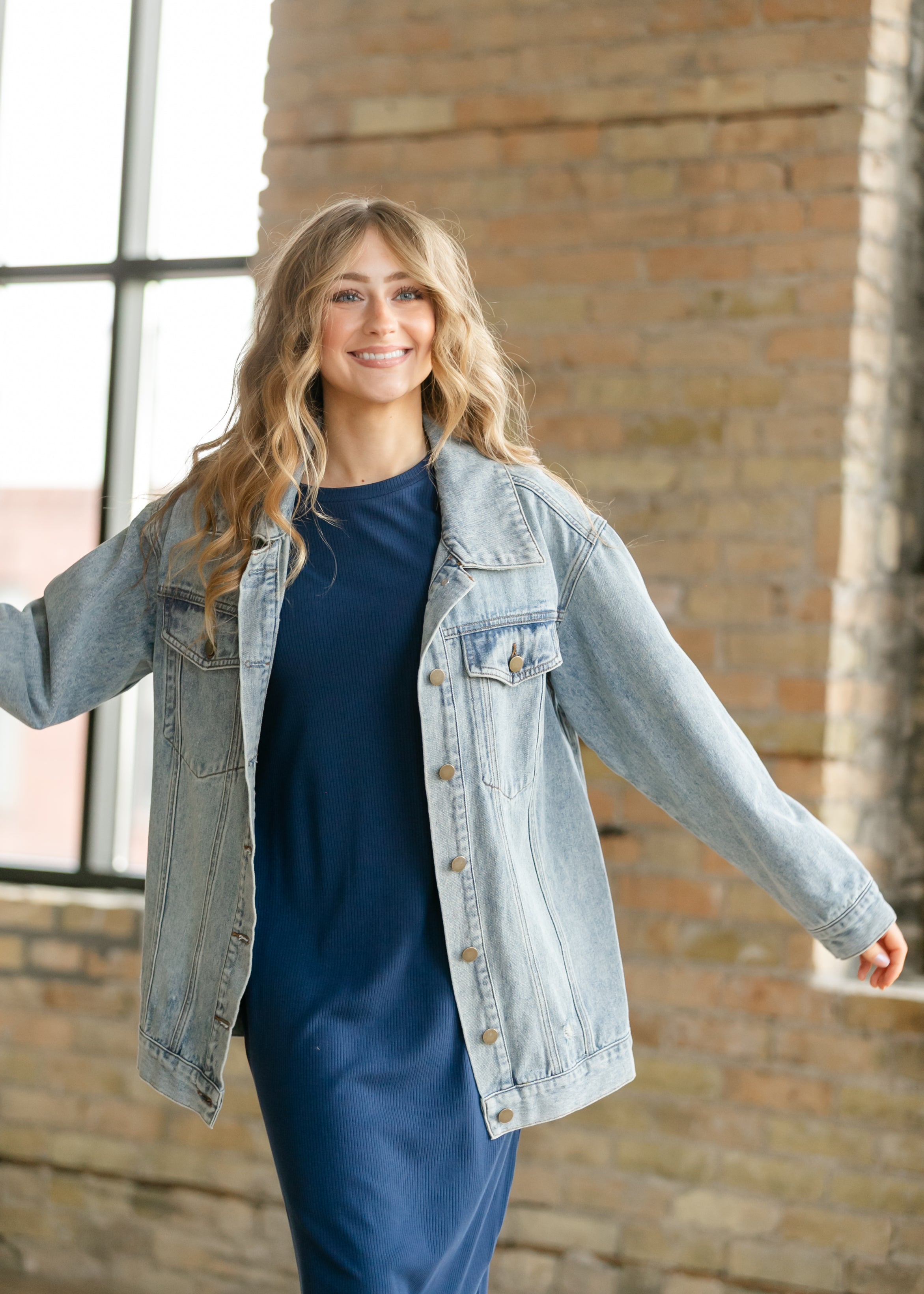 Chaqueta vaquera oversize Brinx